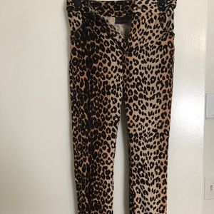 Leopard/ Cheetah Cigarette Pants